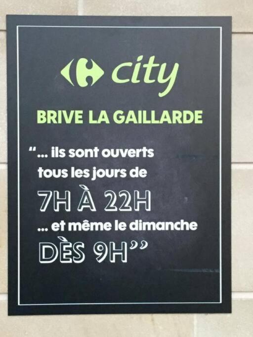 Logement A Brive Avec Terrasse Et Climatisation - Pres De La Gare Et Du Centre-Ville - Wifi Et Stationnement Gratuit ภายนอก รูปภาพ